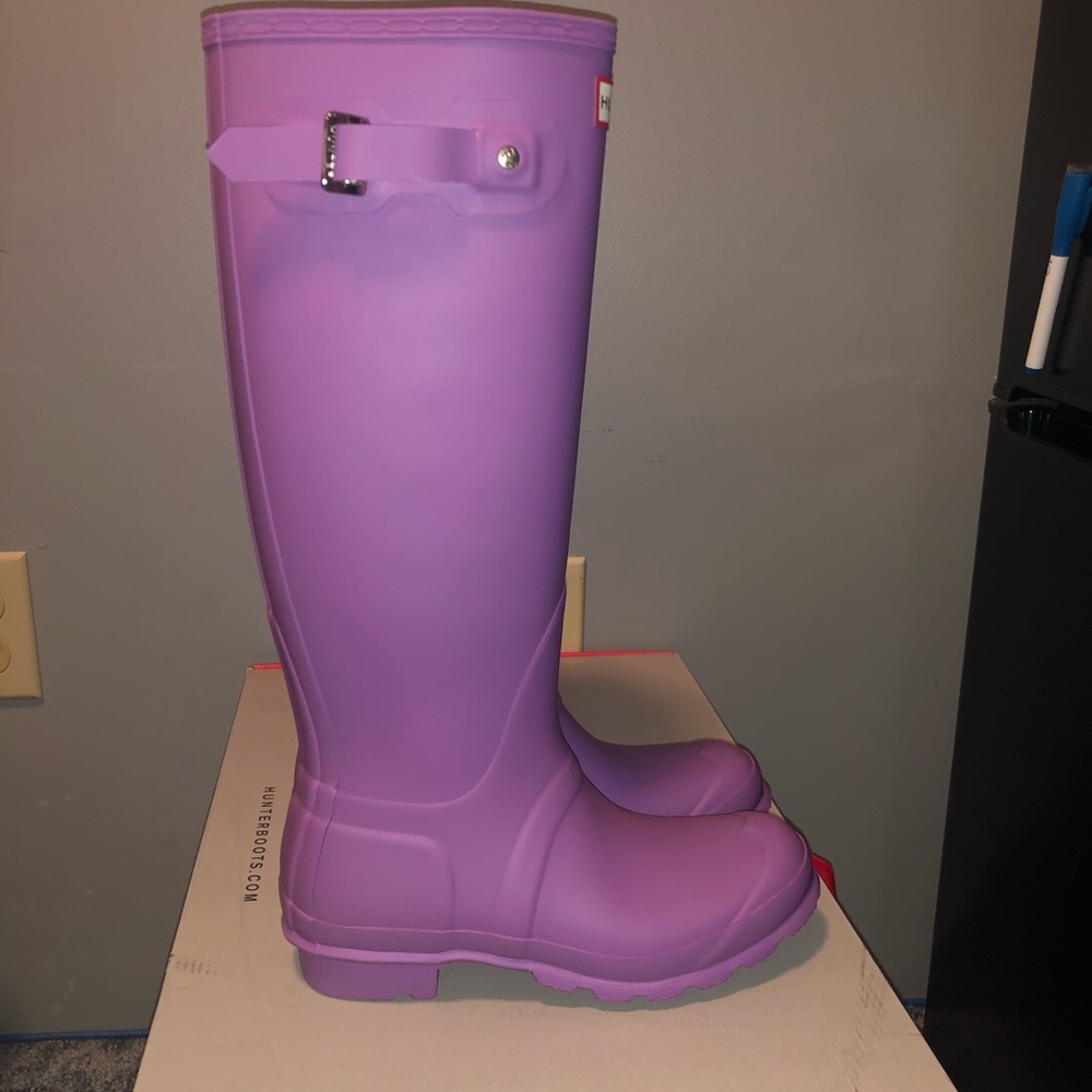 New Hunter Original Tall Thistle Rainboots - Picture 3 of 6